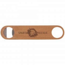 Custom Wood Paddle Bottle Opener