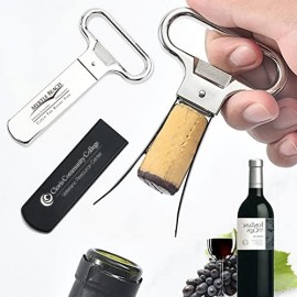 Multifunctional Cork Stopper and Beer Cap Bottles Opener with Logo