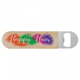 Personalized 1.5" x 7" - Wood and Steel Bottle Opener  Personalized 1.5" x 7" - Wood and Steel Bottle Opener