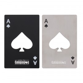 Customized Poker Shape Bottle Opener