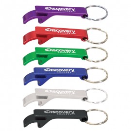 Anodized Aluminum Bottle Opener Keyring with Logo  Anodized Aluminum Bottle Opener Keyring with Logo