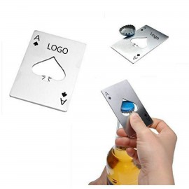 Poker Bottle Opener with Logo