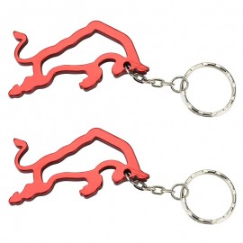 Hollow Bull Bottle Opener Keychain with Logo  Hollow Bull Bottle Opener Keychain with Logo