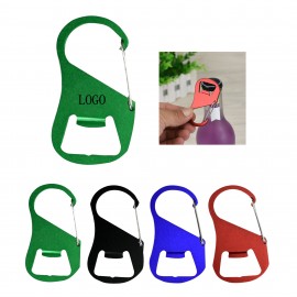 Personalized Metal Bottle Opener With Carabiner