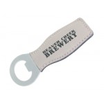 Leatherette Bottle Opener Custom Imprinted