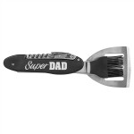 Promotional 1.75" x 10.5" - Metal 5 in 1 BBQ Tool - Laser Engraved