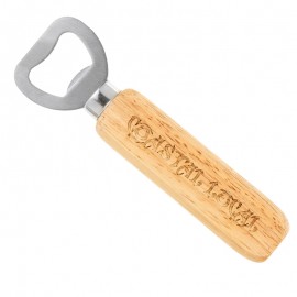 Wooden Classic Bottle Opener with Logo