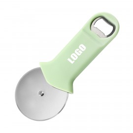 Pizza Wheel Cuter With Bottle Opener with Logo  Pizza Wheel Cuter With Bottle Opener with Logo