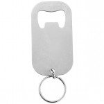 Stainless Steel Bottle Opener Keychain with Logo