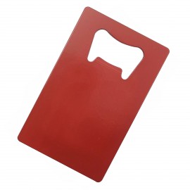 Personalized Stainless Steel Credit Card Bottle Opener