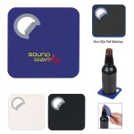 Square Coaster With Bottle Opener Custom Printed