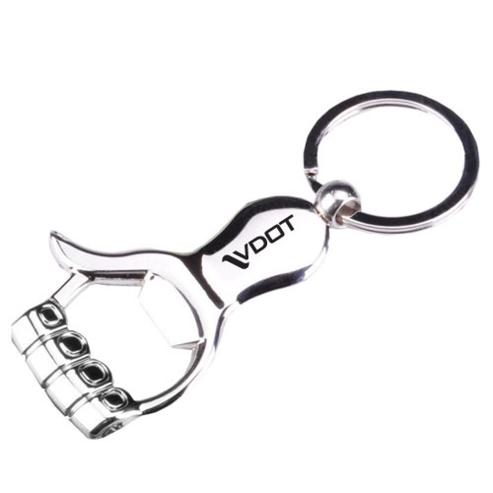 Logo Branded Thumbs Up Bottle Opener Key Chain Logo Branded Thumbs Up Bottle Opener Key Chain
