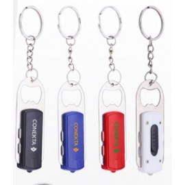 Logo Branded LED Flashlight & Bottle Opener