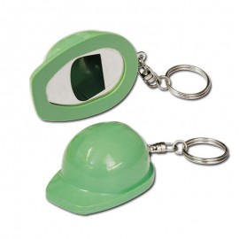 Personalized Hard Hat Bottle Opener Keychain