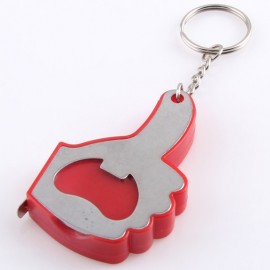 Custom Thumb Tape Measure Bottle Opener Keychain  Custom Thumb Tape Measure Bottle Opener Keychain