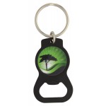 Personalized Rush Digital Photo Dome Key Chain/Bottle Opener - Made in USA