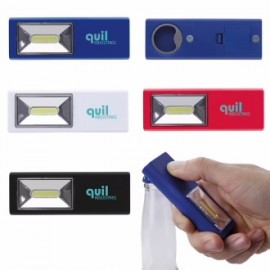 Good Value Magnet COB Flashlight w/Bottle Opener Custom Imprinted