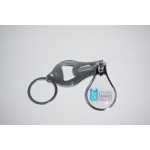 Custom Imprinted Nail Clipper and Bottle Opener with Key Ring