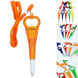 Bottle Opener Pen with Logo