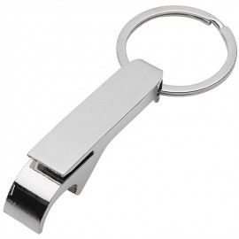 Premium Zinc Alloy Bottle Opener Keychain with Logo