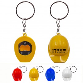 Novelty Hat Shape Bottle Opener Keychain with Logo