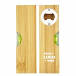 Bamboo Level With Bottle Opener with Logo