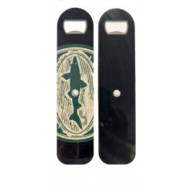Personalized Vintage Vinyl Recycled Record Bottle Opener - 1-Sided Imprint, Plain Vinyl Record Back