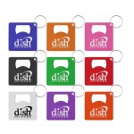 Square Shape Key Chain with Logo