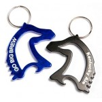 Custom Imprinted Aluminum Horse Head Bottle Opener Keychain