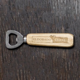 Promotional Wood Bottle Opener - Thick Wood Handle