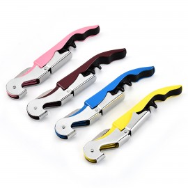 Stainless Steel Hinges Waiter Corkscrew Wine Openers with Logo  Stainless Steel Hinges Waiter Corkscrew Wine Openers with Logo