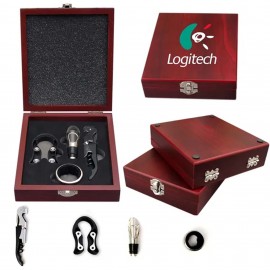 4 in 1 Wine Opener Set with Logo