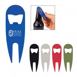 Divot Tool With Bottle Opener with Logo  Divot Tool With Bottle Opener with Logo