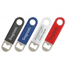 Custom Pocket Vinyl Coated Paddle Bottle Opener  Custom Pocket Vinyl Coated Paddle Bottle Opener