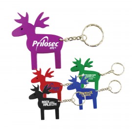 Reindeer Key Tag with Logo