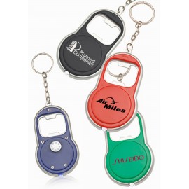 Bottle Opener Key Chain With LED Light with Logo