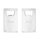 Logo Branded Stainless Credit Card Bottle Opener