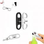 Logo Branded Multifunction USB Charging Data Sync Cable Bottle Opener Keychain