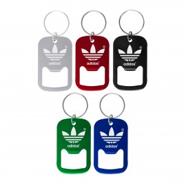 Metal Bottle Opener w/Key Ring with Logo