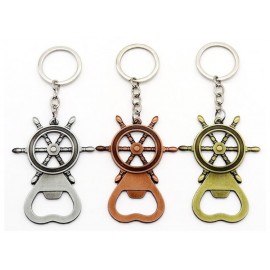 Promotional Rudder Bottle Opener Keychain
