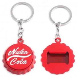 Metal Cap Style Bottle Opener Keychain with Logo