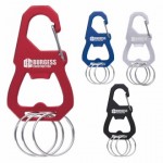 BIC Graphic 3 Key Ring Carabiner w/Bottle Opener Custom Imprinted