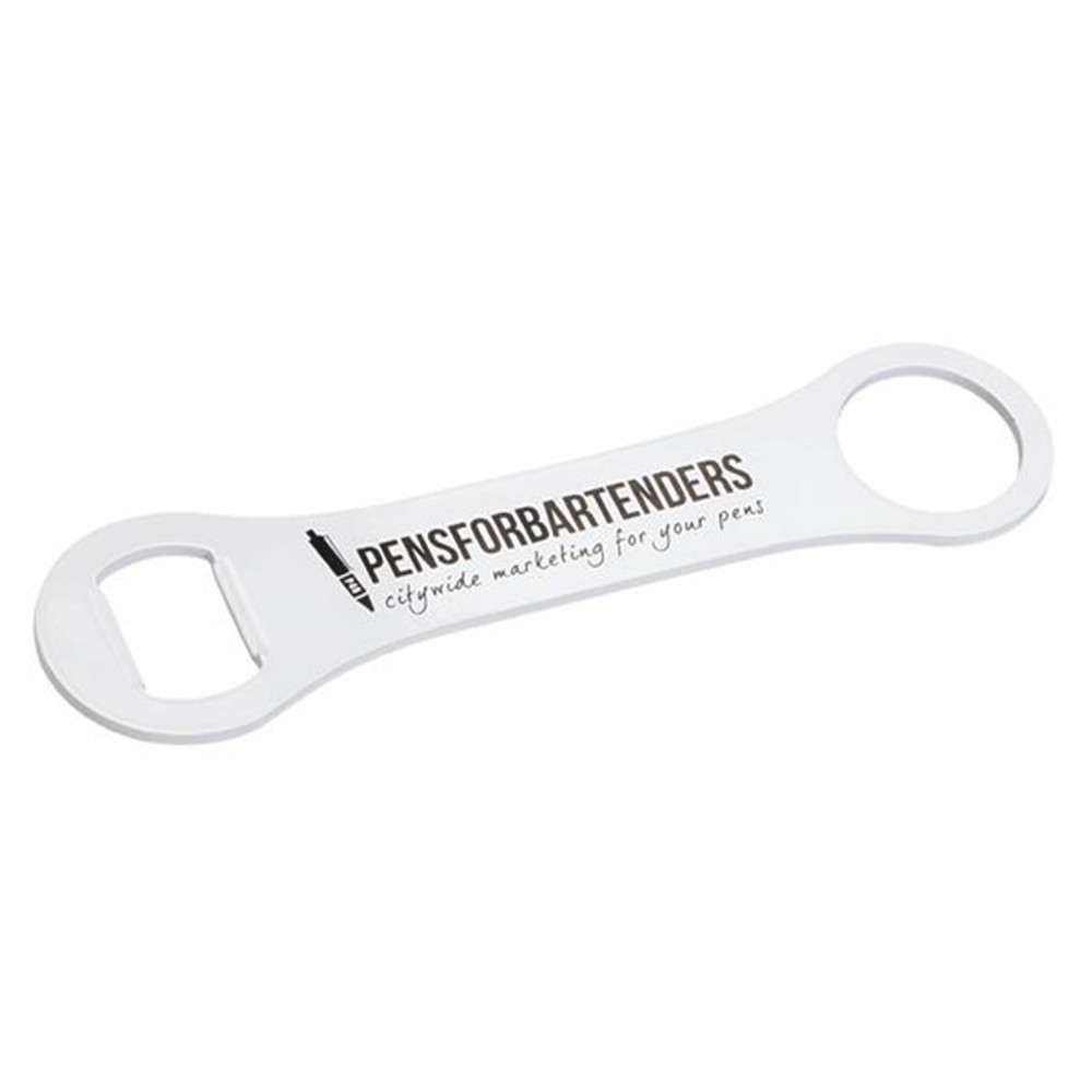 Dog Bone Style Stainless Steel Opener with Logo