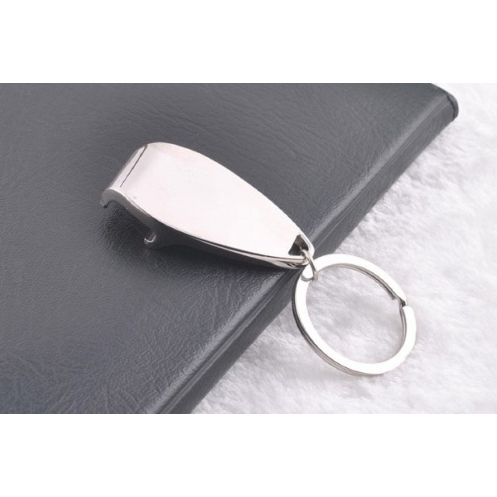Hook Shaped Opener Key Chain with Logo