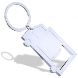Truck Shape Bottle Opener Keychain with Logo