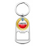 Custom Sublimated Metal Key Chain and Bottle Opener with Logo