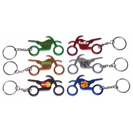 Motorbike Shape Bottle Opener with Key Chain (Large Quantities) with Logo