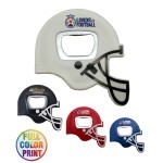 Personalized Football Helmet Bottle Opener - Full Color