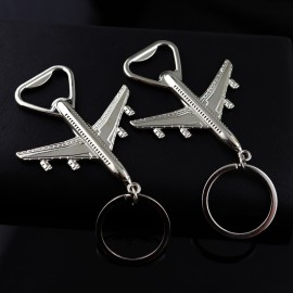 Promotional Metal Bottle Opener Plane Keychain  Promotional Metal Bottle Opener Plane Keychain