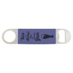 Leatherette Bottle Opener - BTTL05-04D with Logo